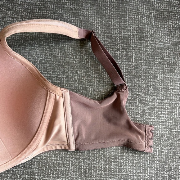 SOMA Stunning Support, Geo Lace Balconette Bra 34G in Dusty Pink - Picture 9 of 12